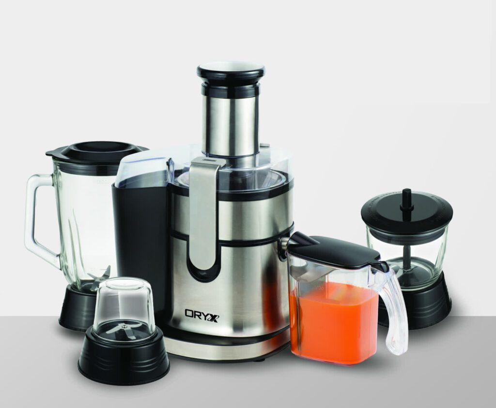 آبمیوه گیری لمسی چهارکاره مشکی اوریکس مدل DJ5531B