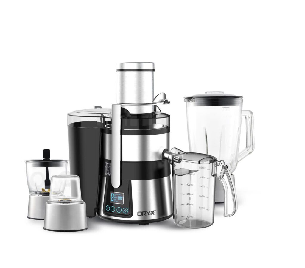 آبمیوه گیری لمسی چهارکاره مشکی اوریکس مدل DJ5532B